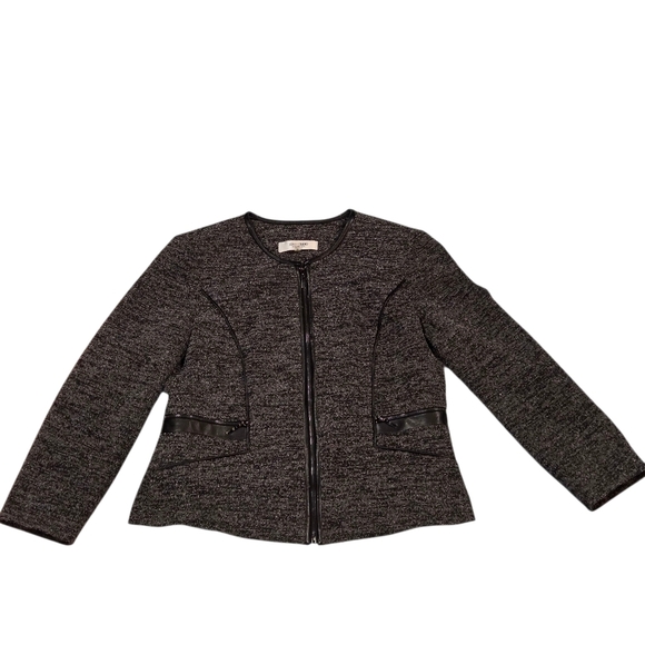 Jones Studio Women's Gray Tweed 2 Pc A-Line Skirt Set Size 10 - Picture 3 of 14